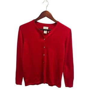 Liz Baker Vibrant Red Women's Cardigan